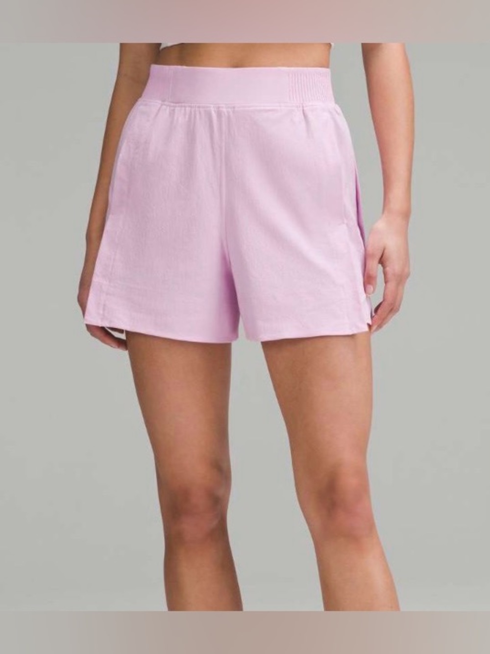 Lululemon Stretch Woven Relaxed-Fit High-Rise Short 4" Vitapink XS